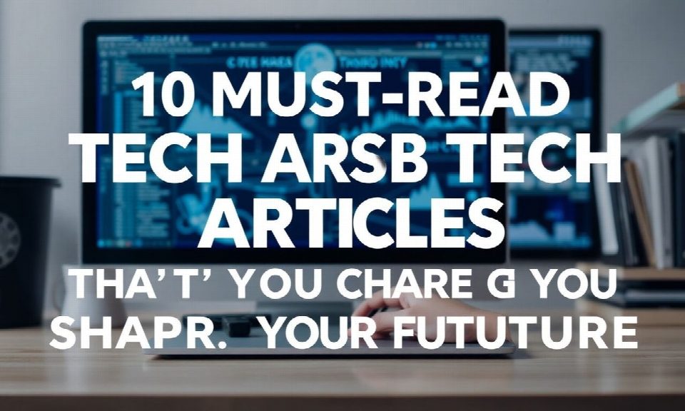 10 Must-Read Tech Articles That Will Shape Your Future