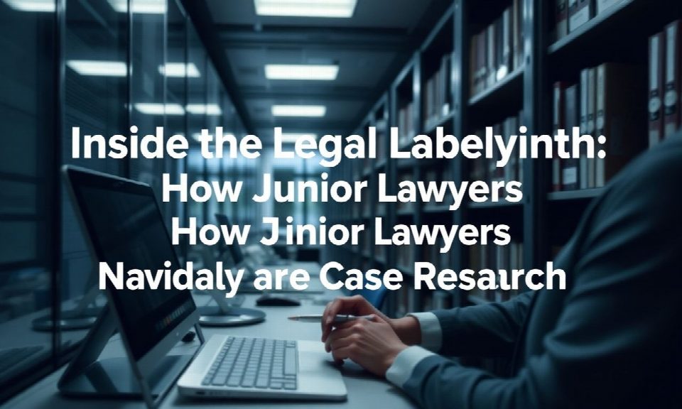 Inside the Legal Labyrinth: How Junior Lawyers Navigate Case Research