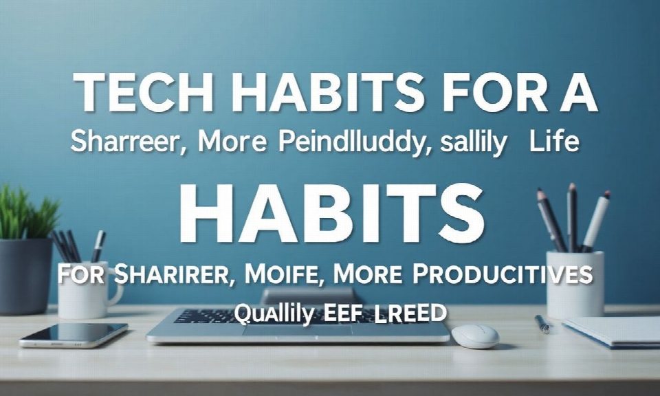 Tech Habits for a Sharper, More Productive Daily Life