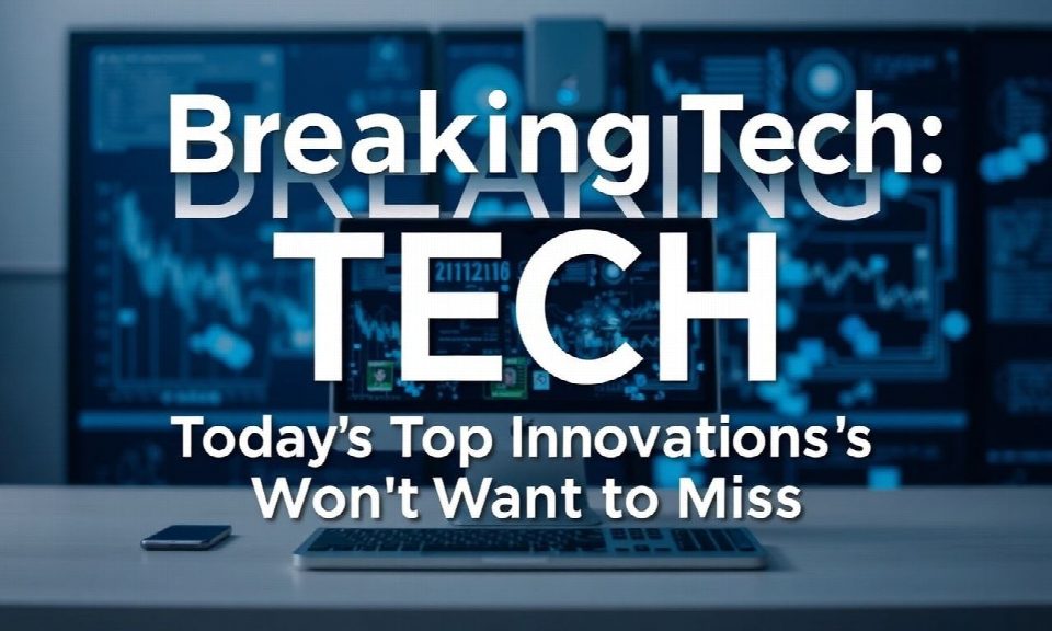Breaking Tech: Today's Top Innovations You Won't Want to Miss