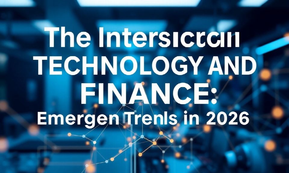 The Intersection of Technology and Finance: Emerging Trends in 2026
