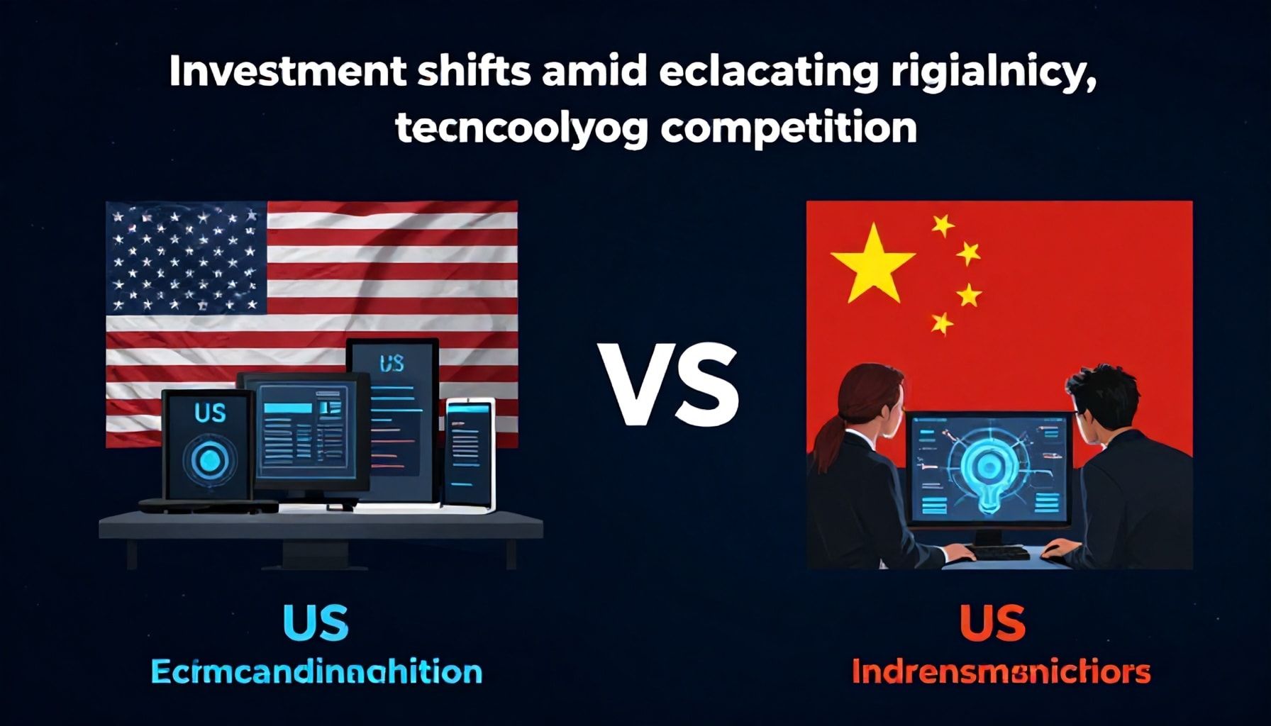 Investment shifts amid escalating rivalry